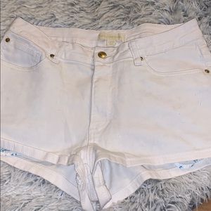 White shorts